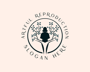 Woman Tree Reproductive logo