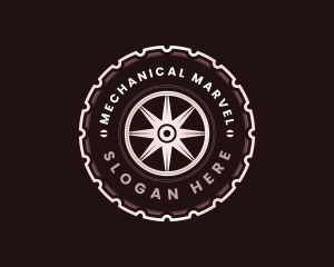 Automotive Mechanic Tire logo design