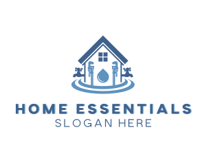 Plumbing Home Maintenance logo design