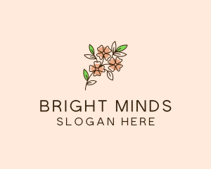 Minimalist Flower Bloom Logo