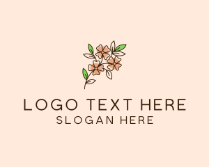 Flower Plant Garden Logo