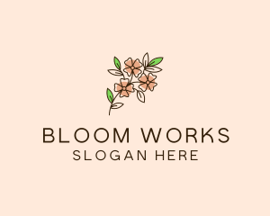 Flower Plant Garden logo design