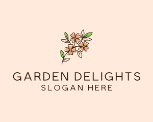 Flower Plant Garden logo design