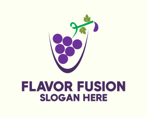 Grape Juice Cup logo design