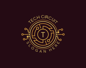Tech Cryptocurrency Circuitry logo