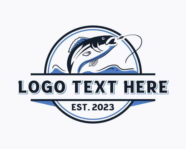 Fishing logo example 3