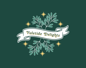 Christmas Mistletoe Banner logo