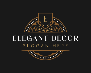 Decorative Floral Boutique logo design