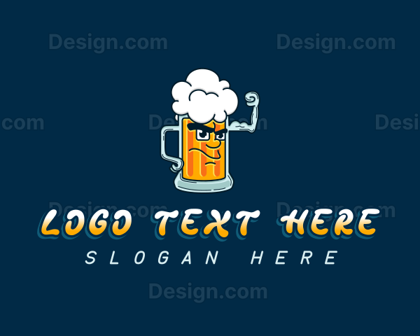 Beer Mug Liquor Logo