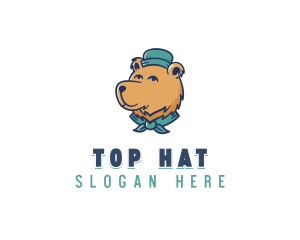 Outdoor Camping Bear logo design