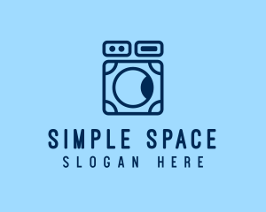 Simple Washing Machine  logo design