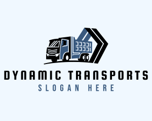 Truck Haulage Transport logo design