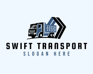 Truck Haulage Transport logo design