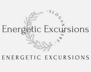 Elegant Luxury Leaves Lettermark logo design