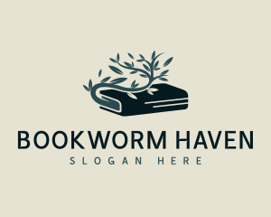 Tree Educational Book logo design