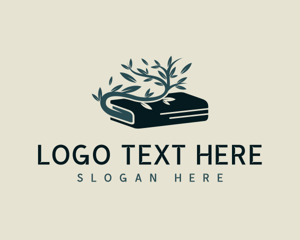 Book logo example 1