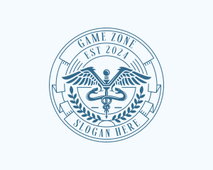Medical Doctor Caduceus Logo