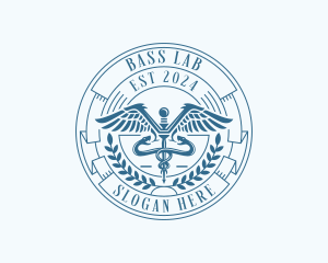 Medical Doctor Caduceus logo design