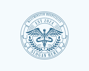 Medical Doctor Caduceus logo design