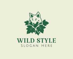 Eco Wild Wolf logo design