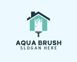 Paint Brush Remodeling logo design