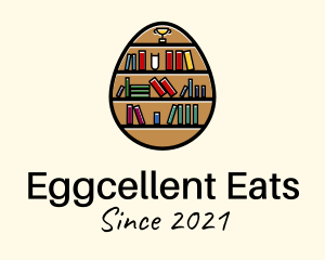 Book Shelf Egg logo design