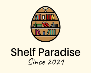 Book Shelf Egg logo design