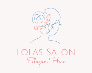 Beauty Hair Salon  logo design