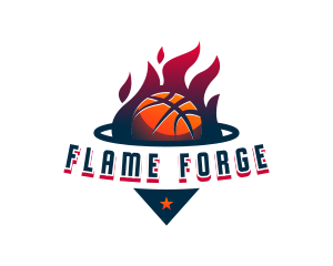 Basketball Varsity League logo design