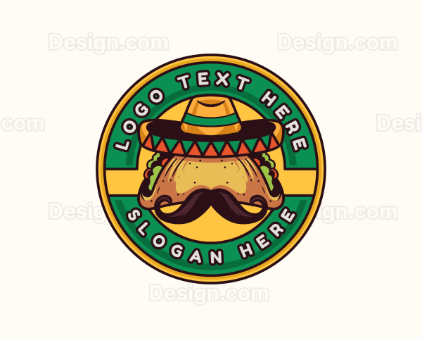 Mexican Hat Taco Logo