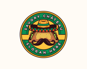 Mexican Hat Taco logo design