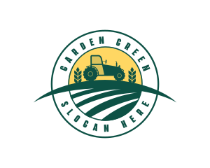 Tractor Crop Harvest logo