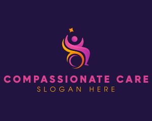 Disability Wheelchair Care logo design