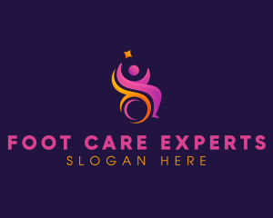 Disability Wheelchair Care logo design