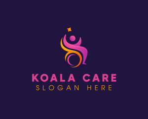 Disability Wheelchair Care logo design