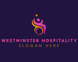 Disability Wheelchair Care logo design