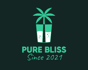 Tropical Drink Cooler logo design