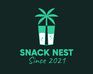 Tropical Drink Cooler logo design