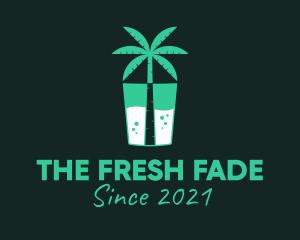 Tropical Drink Cooler logo design