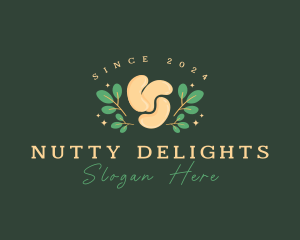 Cashew Nut Leaf logo design