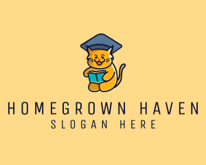 Cat School Graduation logo