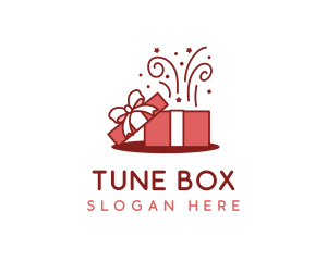 Confetti Gift Box logo design