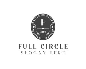 Prestigious Circle Wreath Club logo design