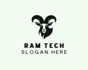 Mountain Ram Goat  logo design