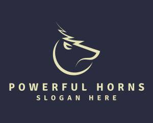 Thunder Deer Horn logo design