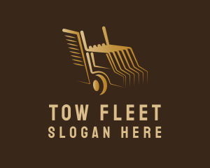 Gold Truck Vehicle logo design