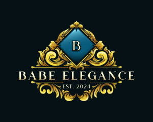 Luxury Ornamental Crest logo design