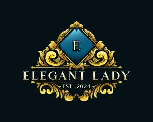 Luxury Ornamental Crest logo design