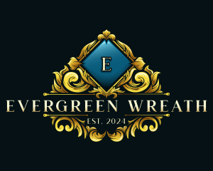 Luxury Ornamental Crest logo design