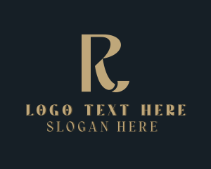 Luxury Upscale Boutique Letter R Logo